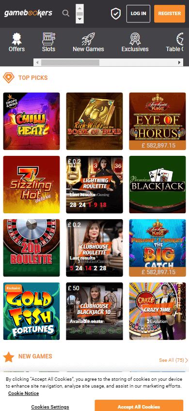 gamebookers casino|gamebookers.
